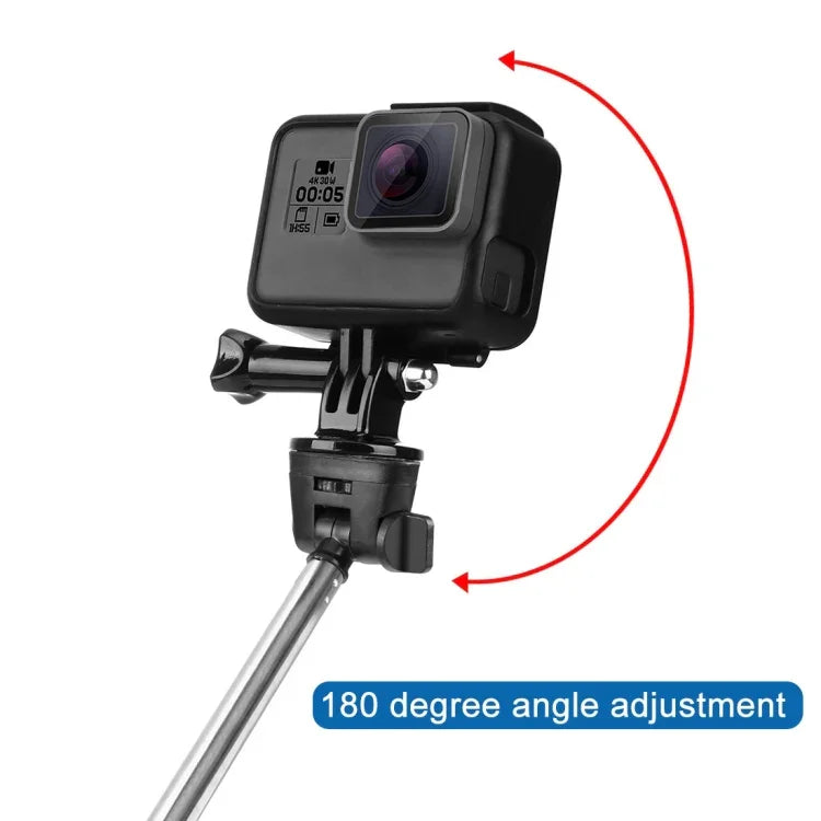 Gậy Selfie Cầm Tay Kéo Dài PULUZ Cho GoPro, Insta360, DJI Và Các Máy Quay Hành Động Khác, Chiều Dài: 22.5-80cm, Chiều Dài: 22.5-100cm