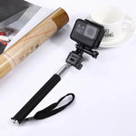 Gậy Selfie Cầm Tay Kéo Dài PULUZ Cho GoPro, Insta360, DJI Và Các Máy Quay Hành Động Khác, Chiều Dài: 22.5-80cm, Chiều Dài: 22.5-100cm
