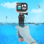 Tay Cầm Bọt Nổi PULUZ Có Dây Đeo & Đế Tháo Nhanh Cho GoPro, Insta360, DJI Và Các Máy Quay Hành Động Khác, Tay Cầm Bọt Nổi