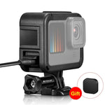 Khung gắn PA có thể sạc PULUZ với khe đế Cold Shoe cho GoPro HERO13 Black /12 Black /11 Black /11 Black Mini /10 Black /9 Black, Khung gắn PA có thể sạc