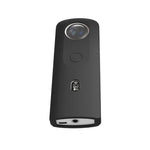 Ốp bảo vệ silicone PULUZ có nắp ống kính cho máy ảnh toàn cảnh Ricoh Theta SC2 360, Ốp silicone cho Ricoh Theta SC2 (Đen)