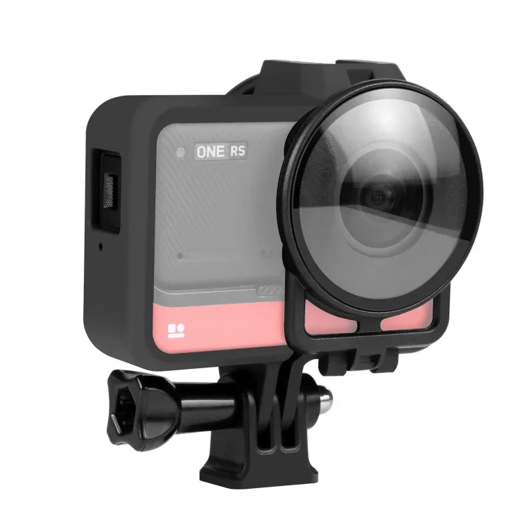 Vỏ Khung Nhựa PULUZ có Bảo Vệ Ống Kính cho Insta360 One RS Phiên Bản 360, Cho Vỏ Khung Insta360 One RS Phiên Bản 360 có Bảo Vệ Ống Kính