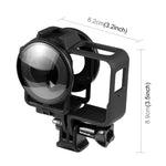 Vỏ Khung Nhựa PULUZ có Bảo Vệ Ống Kính cho Insta360 One RS Phiên Bản 360, Cho Vỏ Khung Insta360 One RS Phiên Bản 360 có Bảo Vệ Ống Kính
