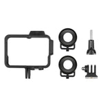 Vỏ Khung Nhựa PULUZ có Bảo Vệ Ống Kính cho Insta360 One RS Phiên Bản 360, Cho Vỏ Khung Insta360 One RS Phiên Bản 360 có Bảo Vệ Ống Kính