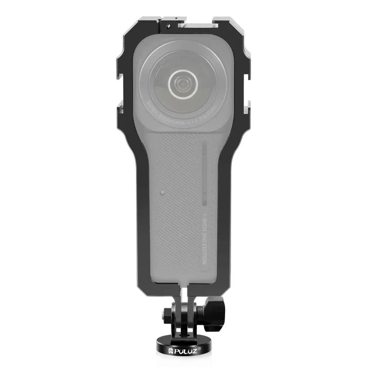 Khung Bảo Vệ PULUZ có Giá Đỡ Giày Lạnh cho Insta360 ONE RS Phiên Bản 1-Inch 360, Khung Bảo Vệ