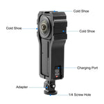 Khung Bảo Vệ PULUZ có Giá Đỡ Giày Lạnh cho Insta360 ONE RS Phiên Bản 1-Inch 360, Khung Bảo Vệ