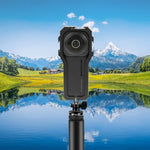 Khung Bảo Vệ PULUZ có Giá Đỡ Giày Lạnh cho Insta360 ONE RS Phiên Bản 1-Inch 360, Khung Bảo Vệ