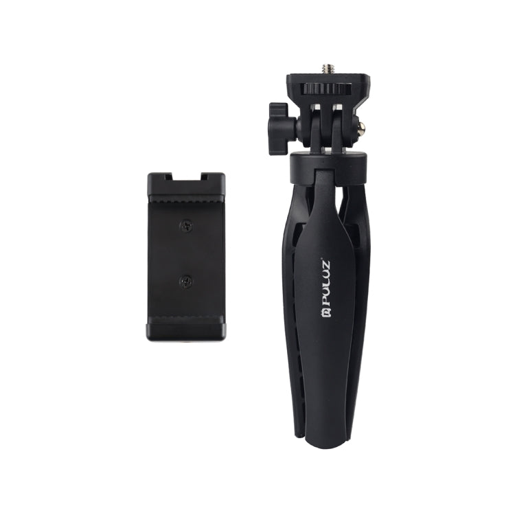 Giá đỡ tripod nhựa PULUZ kèm kẹp điện thoại và đầu tripod điều chỉnh cho điện thoại thông minh, tripod nhựa + đầu điều chỉnh