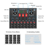 Card âm thanh phát sóng trực tiếp PULUZ Bluetooth karaoke thu âm, mixer âm thanh cho điện thoại di động / máy tính / laptop / máy tính bảng, phiên bản Trung Quốc