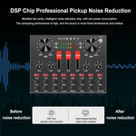 Card âm thanh phát sóng trực tiếp PULUZ Bluetooth karaoke thu âm, mixer âm thanh cho điện thoại di động / máy tính / laptop / máy tính bảng, phiên bản Trung Quốc