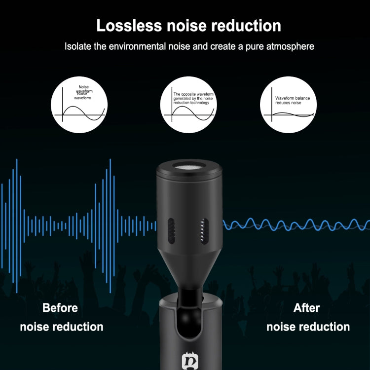 Microphone điều chỉnh hướng đơn PULUZ 3.5mm Jack cho điện thoại di động, Microphone điện thoại 3.5mm