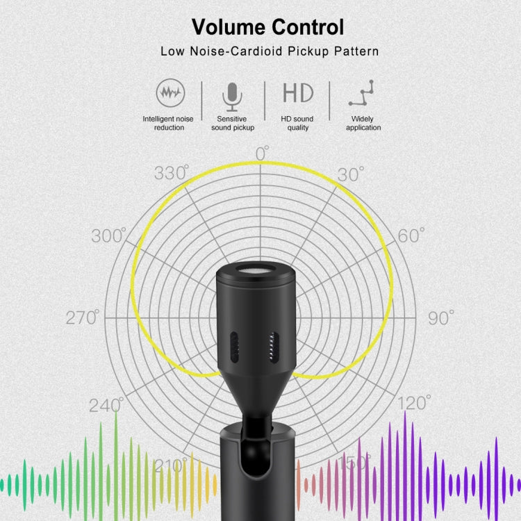 Microphone tụ điện đa hướng điều chỉnh PULUZ 8PIN Jack cho điện thoại di động, Microphone điện thoại 8 chân