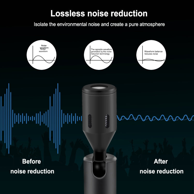 Microphone tụ điện đa hướng điều chỉnh PULUZ 8PIN Jack cho điện thoại di động, Microphone điện thoại 8 chân