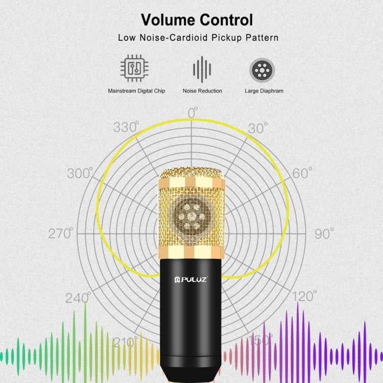 Microphone tụ điện phòng thu phát sóng chuyên nghiệp PULUZ