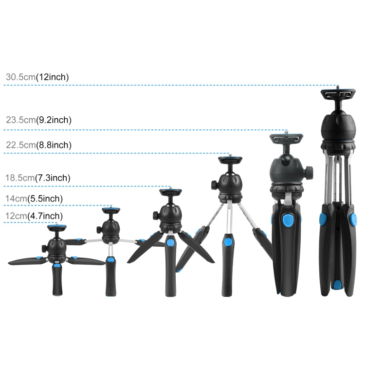 Chân Đỡ Gimbal Mini VLOG Live PULUZ với Kẹp Điện Thoại cho Smartphone, Gimbal Mini VLOG Live (Đen), Gimbal Mini VLOG Live (Xanh Dương), Gimbal Mini VLOG Live (Đỏ)