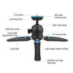 Chân Đỡ Gimbal Mini VLOG Live PULUZ với Kẹp Điện Thoại cho Smartphone, Gimbal Mini VLOG Live (Đen), Gimbal Mini VLOG Live (Xanh Dương), Gimbal Mini VLOG Live (Đỏ)
