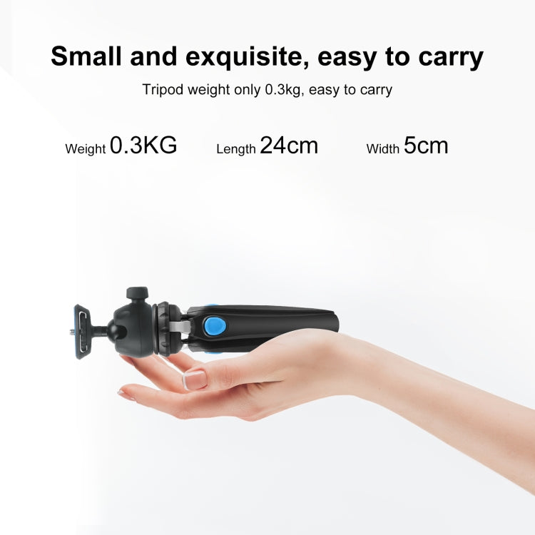 Chân Đỡ Gimbal Mini VLOG Live PULUZ với Kẹp Điện Thoại cho Smartphone, Gimbal Mini VLOG Live (Đen), Gimbal Mini VLOG Live (Xanh Dương), Gimbal Mini VLOG Live (Đỏ)