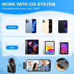 Microphone cài áo không dây PULUZ cho iPhone / iPad, bộ thu 8 chân, 1 TX + 1 RX 8 chân