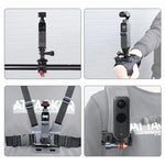 PULUZ 1/4 inch Screw Adjustable ABS Action Camera Tripod Adapter, ABS Camera Adapter