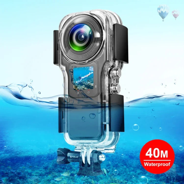 Vỏ chống nước dưới nước PULUZ 40m cho Insta360 One RS 1-Inch 360 Edition