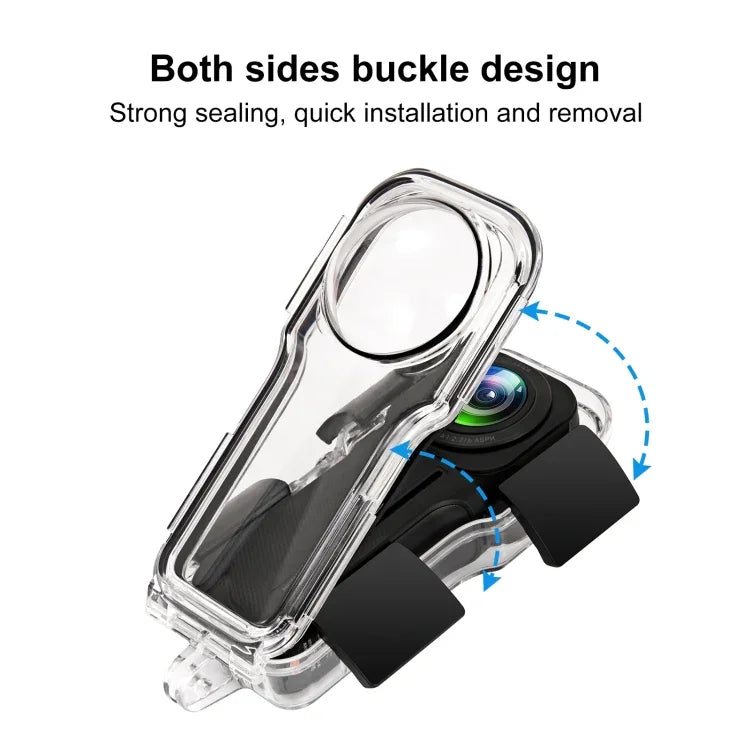 Vỏ chống nước dưới nước PULUZ 40m cho Insta360 One RS 1-Inch 360 Edition