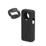 Ốp bảo vệ silicone PULUZ cho Insta360 X3 kèm nắp che ống kính, ốp silicone (Đen)