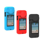 Ốp bảo vệ silicone PULUZ cho Insta360 X3 kèm nắp che ống kính, ốp silicone (Đen)