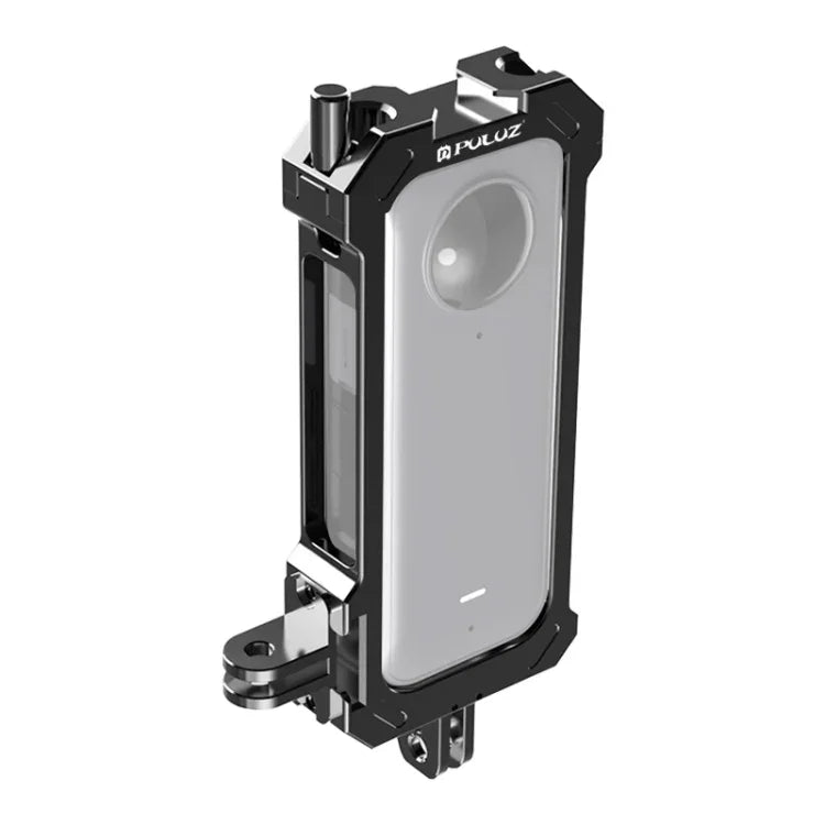 Khung bảo vệ kim loại PULUZ cho Insta360 X3 kèm đế giày lạnh mở rộng và adapter chân máy, khung kim loại có sẵn tại kho Mỹ, dành cho Insta360 X3