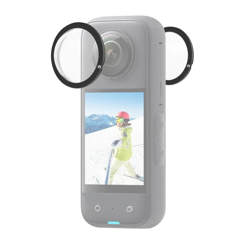 Nắp bảo vệ ống kính PC PULUZ cho Insta360 X3, nắp bảo vệ ống kính PC