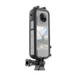Khung bảo vệ giày lạnh PC nhựa PULUZ cho Insta360 X3 kèm adapter gắn và ốc vít, khung PC