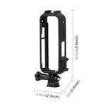 Khung bảo vệ giày lạnh PC nhựa PULUZ cho Insta360 X3 kèm adapter gắn và ốc vít, khung PC