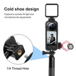 Khung bảo vệ giày lạnh PC nhựa PULUZ cho Insta360 X3 kèm adapter gắn và ốc vít, khung PC