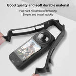 Khung bảo vệ giày lạnh PC nhựa PULUZ cho Insta360 X3 kèm adapter gắn và ốc vít, khung PC
