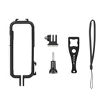 Khung bảo vệ giày lạnh PC nhựa PULUZ cho Insta360 X3 kèm adapter gắn và ốc vít, khung PC