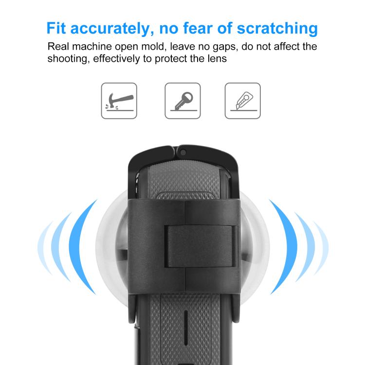 Dành cho Insta360 X3 PULUZ Ốp bảo vệ ống kính, Bảo vệ ống kính