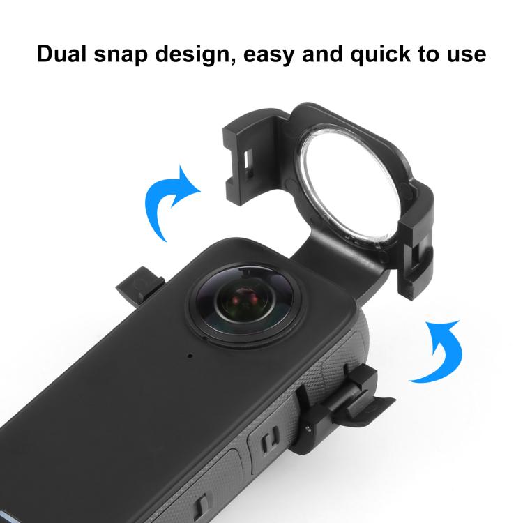 Dành cho Insta360 X3 PULUZ Ốp bảo vệ ống kính, Bảo vệ ống kính