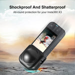 Dành cho Insta360 X3 PULUZ Ốp bảo vệ ống kính silicone, Ốp ống kính silicone