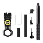 Giá đỡ gắn tay lái xe máy xe đạp PULUZ với chân monopod, Chân monopod xe máy
