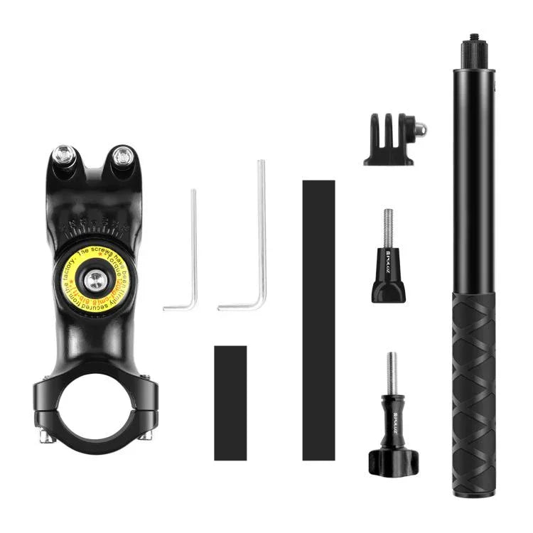 Giá đỡ gắn tay lái xe máy xe đạp PULUZ với chân monopod, Chân monopod xe máy