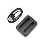 Dành cho Insta360 X3 PULUZ Bộ sạc pin đôi USB có đèn báo, Bộ sạc pin
