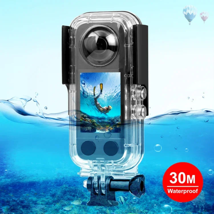 Vỏ chống nước 30m PULUZ cho Insta360 X3, Vỏ chống nước 30m