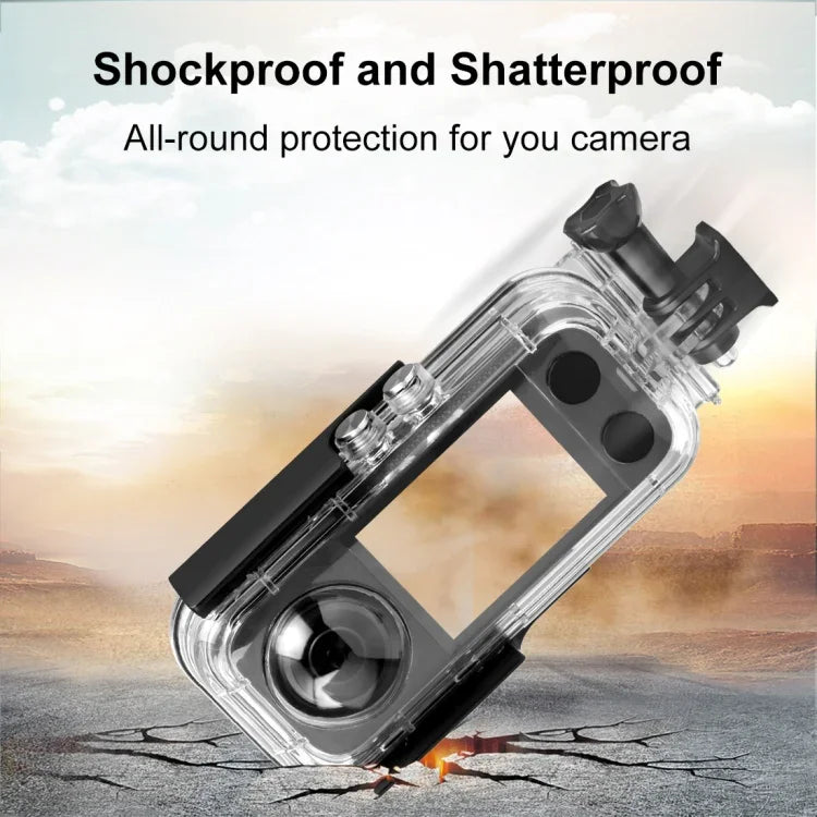 Vỏ chống nước 30m PULUZ cho Insta360 X3, Vỏ chống nước 30m