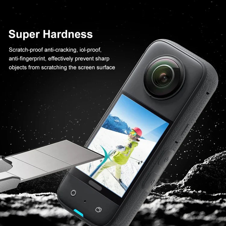 Dành cho Insta360 X3 PULUZ 2 miếng Phim Màn Hình HD Cong, Dành cho Insta360 X3