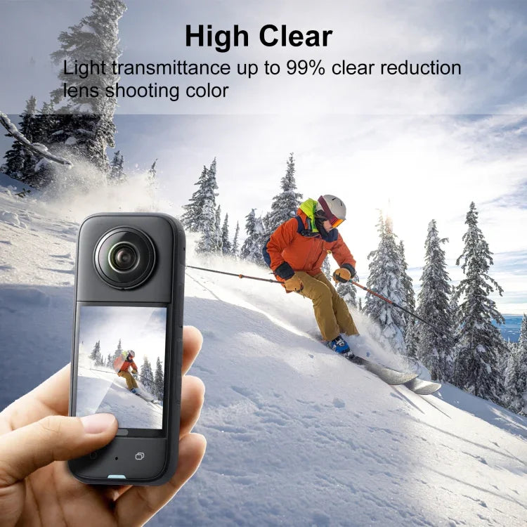Dành cho Insta360 X3 PULUZ 2 miếng Phim Màn Hình HD Cong, Dành cho Insta360 X3