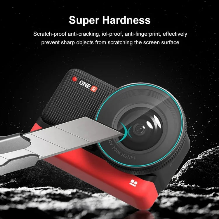 Dành cho Insta360 One RS PULUZ Bộ 3 trong 1 Màn Hình + Ống kính 4K + Ống kính Leica Kính Cường Lực, Dành cho Insta360 One RS