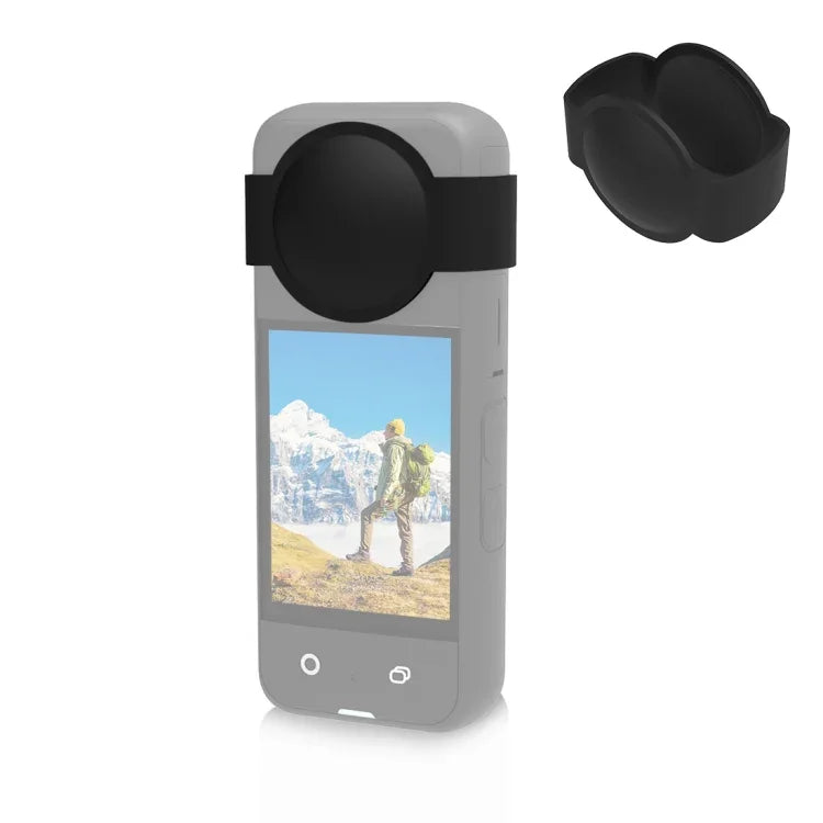 Ốp bảo vệ ống kính silicone PULUZ cho Insta360 X3, Nắp ống kính