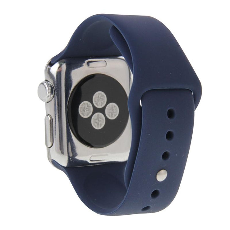 Dây đồng hồ thể thao cao su hiệu suất cao cho Apple Watch Sport 38mm với khóa chốt và gài