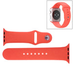 Dây đồng hồ thể thao cao su hiệu suất cao cho Apple Watch Sport 38mm với khóa chốt và gài