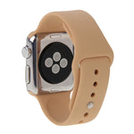 Dây đồng hồ thể thao cao su hiệu suất cao cho Apple Watch Sport 38mm với khóa chốt và gài