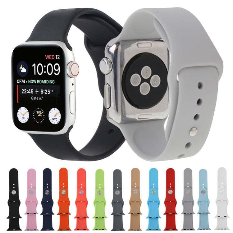 Dây đồng hồ thể thao cao su hiệu suất cao cho Apple Watch Sport 38mm với khóa chốt và gài